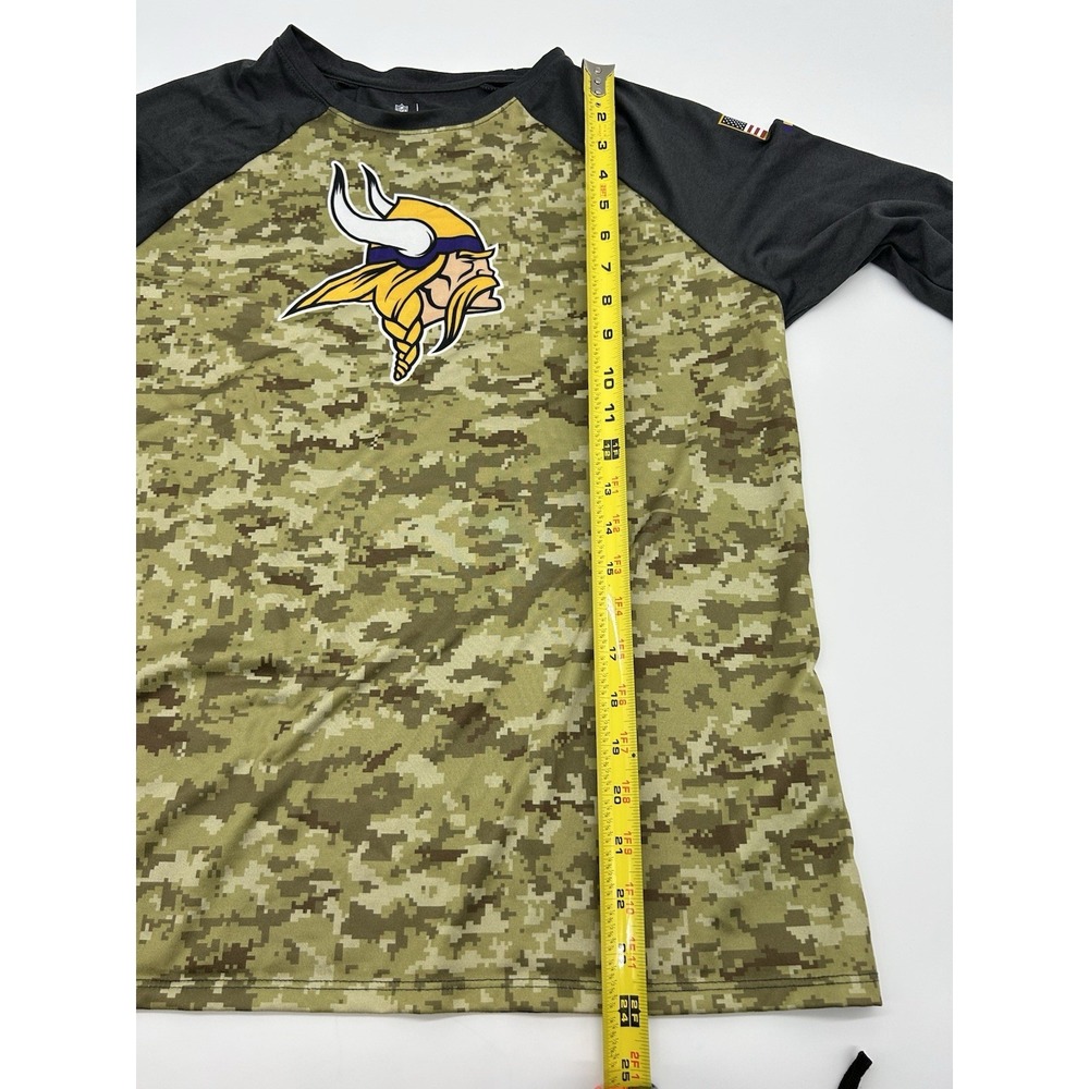 Minnesota Vikings Nike Women's Camo Athletic Long‎ Sleev Shirt Size XL - Picture 7 of 7